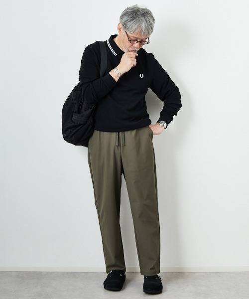 STILL BY HAND（スティルバイハンド）の「[STILL BY HAND/スティルバイハンド] 別注 スリムテーパードパンツ（その他パンツ・メンズ・ブラック/オリーブ・44/46/48）」の4枚目の写真