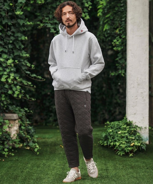 1minute 1second(ワンミニットワンセカンド)の「mpa3853-12oz heavy weight hoody with logo print パーカー(パーカー・メンズ・ホワイト/ブラック/アッシュ・S/M/L/XL)」の7枚目の写真