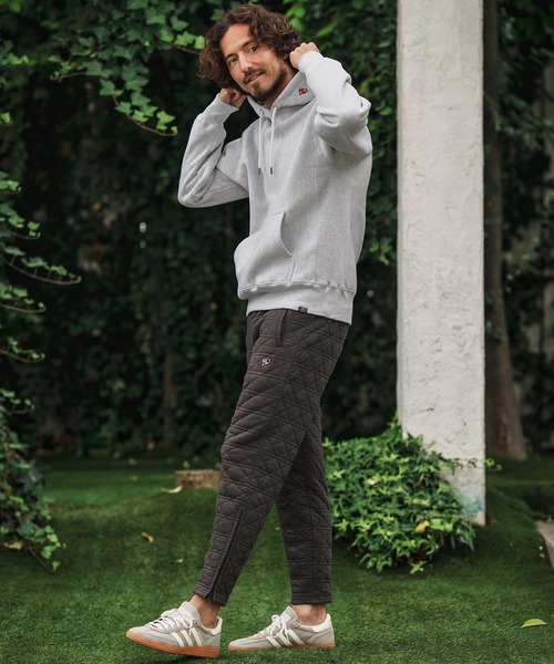 1minute 1second(ワンミニットワンセカンド)の「mpa3853-12oz heavy weight hoody with logo print パーカー(パーカー・メンズ・ホワイト/ブラック/アッシュ・S/M/L/XL)」の8枚目の写真