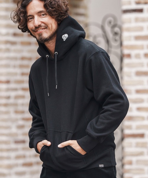 1minute 1second(ワンミニットワンセカンド)の「mpa3853-12oz heavy weight hoody with logo print パーカー(パーカー・メンズ・ホワイト/ブラック/アッシュ・S/M/L/XL)」の11枚目の写真
