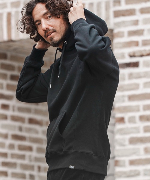 1minute 1second(ワンミニットワンセカンド)の「mpa3853-12oz heavy weight hoody with logo print パーカー(パーカー・メンズ・ホワイト/ブラック/アッシュ・S/M/L/XL)」の12枚目の写真