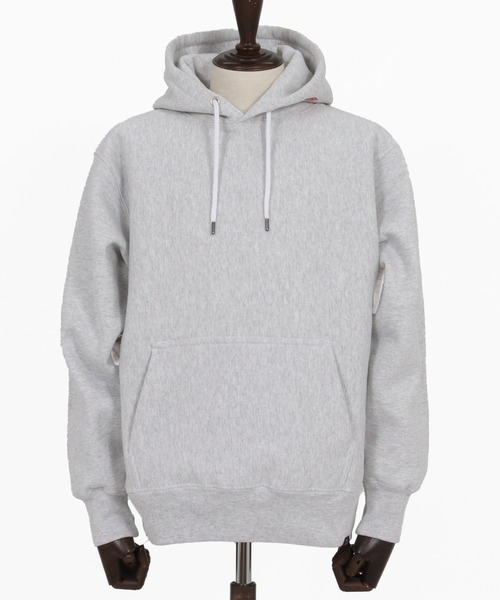 1minute 1second(ワンミニットワンセカンド)の「mpa3853-12oz heavy weight hoody with logo print パーカー(パーカー・メンズ・ホワイト/ブラック/アッシュ・S/M/L/XL)」の22枚目の写真