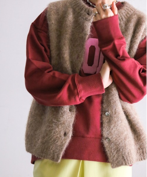 NOMBRE IMPAIR（ノンブルアンペール）の「アルパカシャギー ハイネック