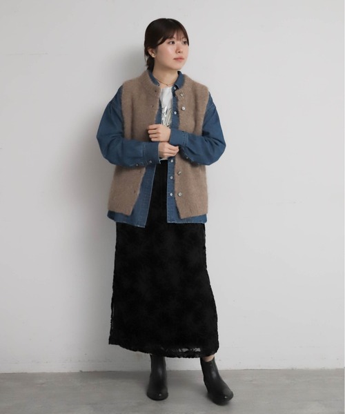 NOMBRE IMPAIR（ノンブルアンペール）の「アルパカシャギー ハイネック