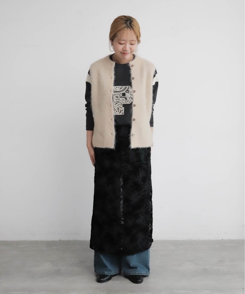 NOMBRE IMPAIR（ノンブルアンペール）の「アルパカシャギー ハイネック