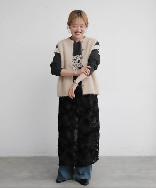 NOMBRE IMPAIR（ノンブルアンペール）の「アルパカシャギー ハイネック