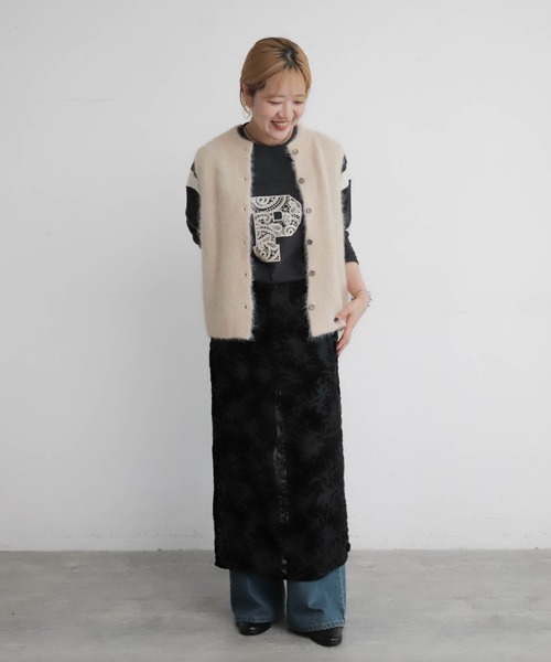 NOMBRE IMPAIR（ノンブルアンペール）の「アルパカシャギー ハイネック