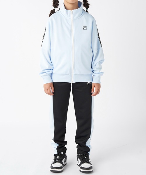 FILA（フィラ）の「ジャージ上下セット（ジャージ・キッズ・ラベンダー/サックスブルー・170/160/150/140/130）」の8枚目の写真