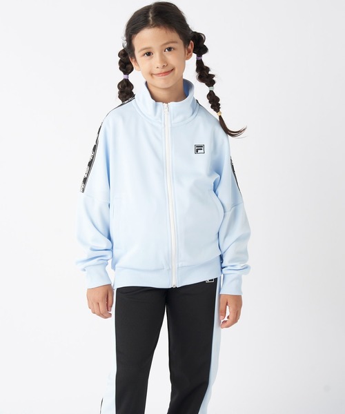 FILA（フィラ）の「ジャージ上下セット（ジャージ・キッズ・ラベンダー/サックスブルー・170/160/150/140/130）」の3枚目の写真