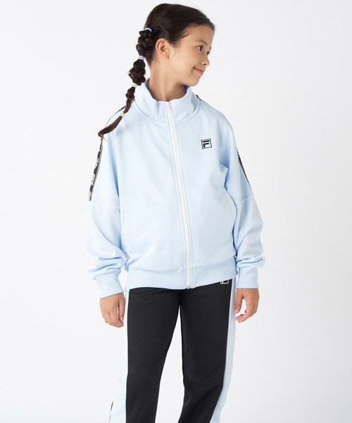 FILA（フィラ）の「ジャージ上下セット（ジャージ・キッズ・ラベンダー/サックスブルー・170/160/150/140/130）」の4枚目の写真