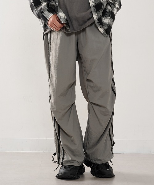 HAUS(ハウス)の「【HAUS】バレルレッグナイロントラック ABS22172(その他パンツ・メンズ・グレー/ブラック・L/M)」の12枚目の写真