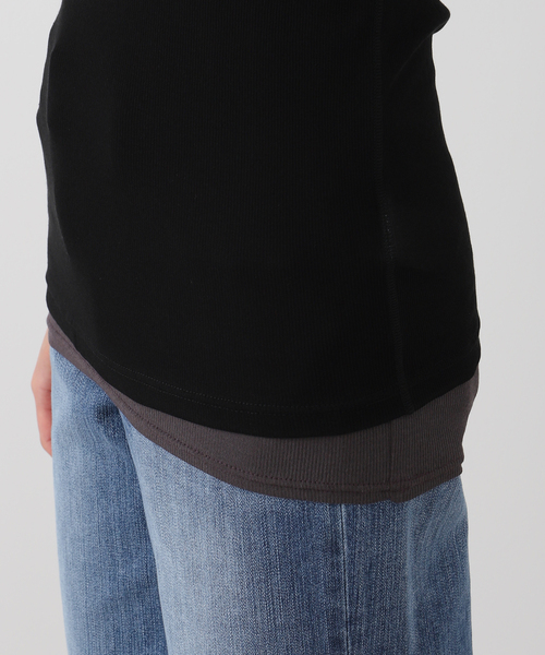 journal standard L'essage(ジャーナルスタンダードレサージュ)の「ツインタンクトップ(Tシャツ/カットソー・レディース・ライトグレー/ブラック・FREE)」の16枚目の写真