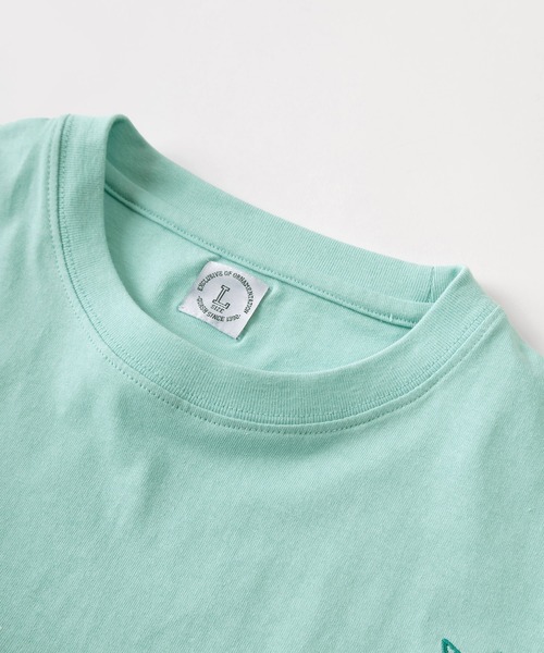 make a ray!（メイク ア レイ！）の「【84】ハートワンポイントロゴ メッセージ刺繍 半袖Tシャツ/メンズ/レディース（Tシャツ/カットソー・メンズ・ホワイト/ライトグリーン/ホワイト系その他/イエロー/ネイビー/ブラック・M/L）」の13枚目の写真