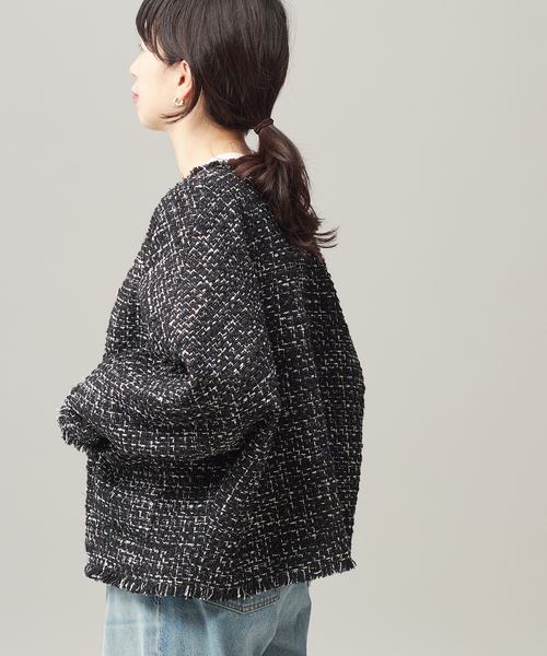 追加》【金子綾さん着用】GIOLICATWEED ドルマンジャケット（ノー