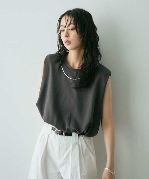 セール】モチーフ付き裾バルーンカットソー（Tシャツ/カットソー