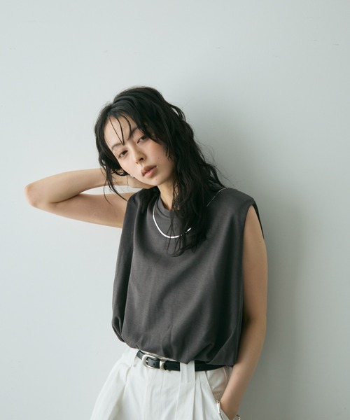 セール】モチーフ付き裾バルーンカットソー（Tシャツ/カットソー