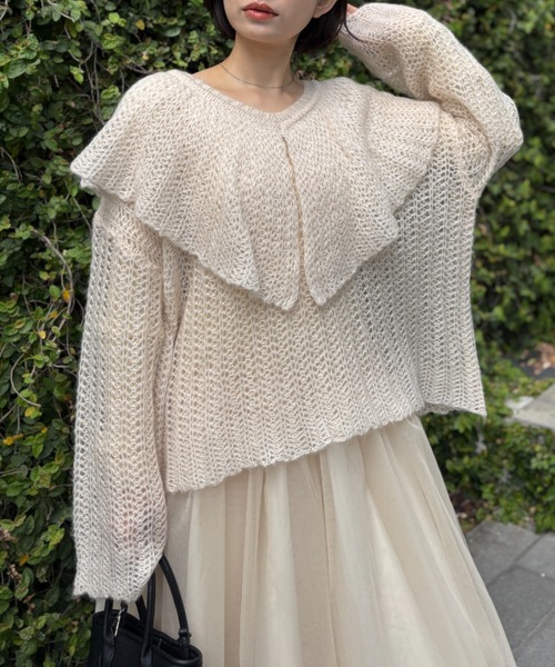 メルめる　mina perhonen honey bird レイヤーニット ranta ニットプルオーバー - minä perhonen