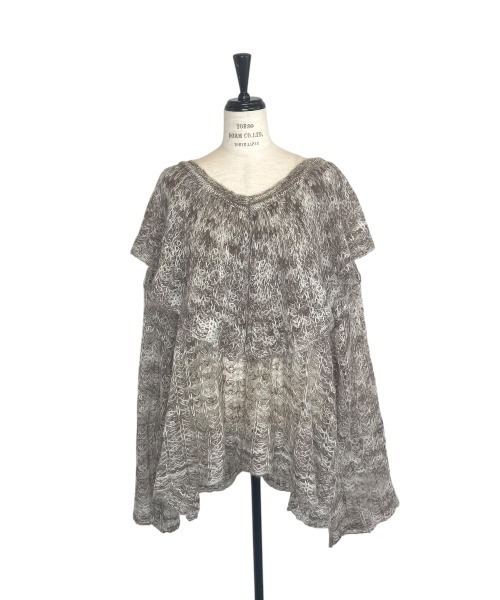 セール】frill collar crochet knit（ニット/セーター）｜HONEY MI