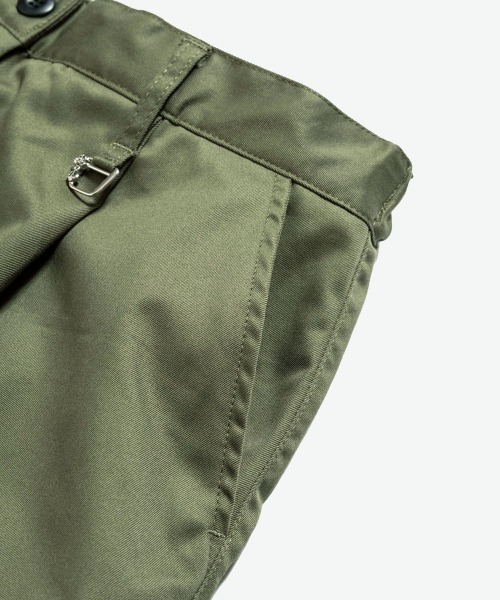rehacer（レアセル）の「rehacer : Solotex Deep Barrel Pants / ソロテックス ディープ バレル パンツ（チノパンツ・メンズ・オリーブ/ブラック/ネイビー・SMALL/MEDIUM/LARGE）」の7枚目の写真