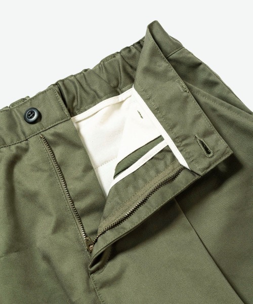 rehacer（レアセル）の「rehacer : Solotex Deep Barrel Pants / ソロテックス ディープ バレル パンツ（チノパンツ・メンズ・オリーブ/ブラック/ネイビー・SMALL/MEDIUM/LARGE）」の6枚目の写真