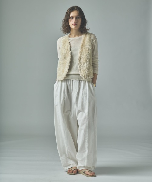 カレンソロジー　フリンジベスト Curensology ベスト ジレ Curensology(カレンソロジー)/フリンジベスト