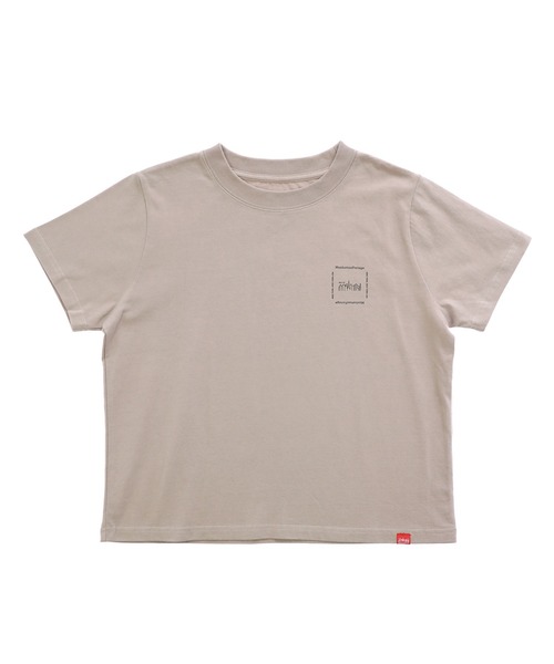 Manhattan Portage(マンハッタンポーテージ)の「Mini T-Shirt (Women’s)(Tシャツ/カットソー・レディース・グレイッシュベージュ/ブラック/ホワイト・FREE)」の3枚目の写真