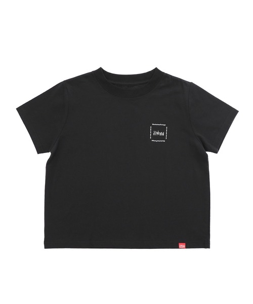 Manhattan Portage(マンハッタンポーテージ)の「Mini T-Shirt (Women’s)(Tシャツ/カットソー・レディース・グレイッシュベージュ/ブラック/ホワイト・FREE)」の2枚目の写真