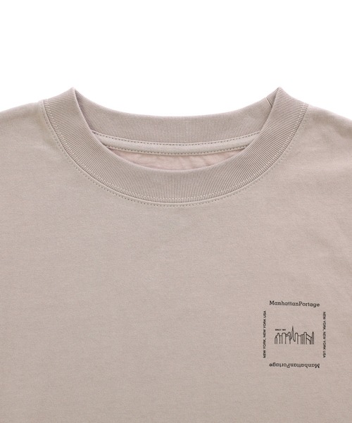 Manhattan Portage(マンハッタンポーテージ)の「Mini T-Shirt (Women’s)(Tシャツ/カットソー・レディース・グレイッシュベージュ/ブラック/ホワイト・FREE)」の7枚目の写真
