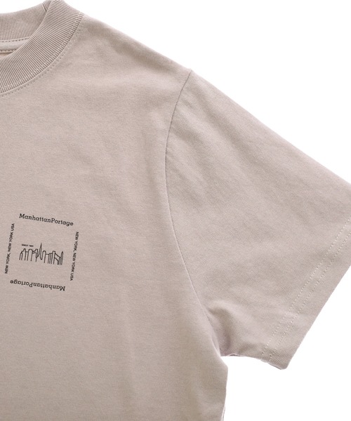 Manhattan Portage(マンハッタンポーテージ)の「Mini T-Shirt (Women’s)(Tシャツ/カットソー・レディース・グレイッシュベージュ/ブラック/ホワイト・FREE)」の8枚目の写真