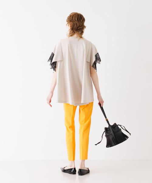 DESIGNWORKS（デザインワークス）の「ダブルクロスパンツ（その他パンツ・レディース・ライム/オレンジ・38/34/36/40）」の4枚目の写真