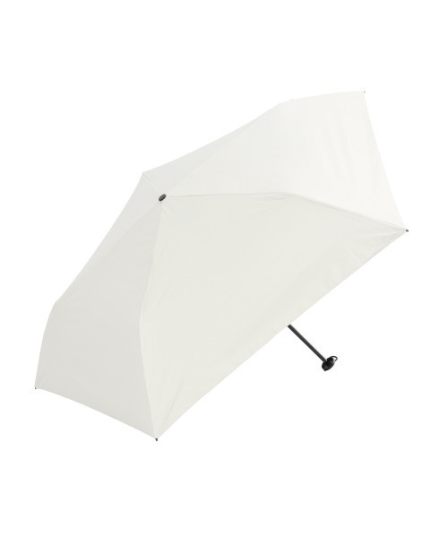 KIZAWA（キザワ）の「超軽量カーボン 折りたたみ日傘 晴雨兼用 50cm（折りたたみ傘・レディース・ブラック/オフホワイト/グレー/ブルー系その他/ホワイト系その他/グレー系その他/シルバー/ブラック系その他/ネイビー/ベージュ/ベージュ系その他/グレイッシュベージュ・FREE）」の2枚目の写真