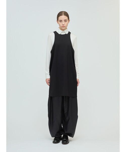 mizuiroind(ミズイロインド)の「mizuiro ind グロッシードローストリングヘムイージーパンツ(その他パンツ・レディース・グレー/ブラック/ネイビー・FREE)」の17枚目の写真