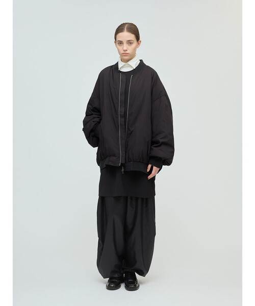 mizuiroind(ミズイロインド)の「mizuiro ind グロッシードローストリングヘムイージーパンツ(その他パンツ・レディース・グレー/ブラック/ネイビー・FREE)」の19枚目の写真