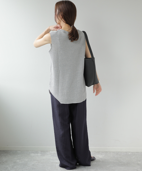 JOURNAL STANDARD relume(ジャーナルスタンダード レリューム)の「《追加》N/Rダブルストライプパンツ(その他パンツ・レディース・ブラウン/ネイビー・38/36)」の10枚目の写真