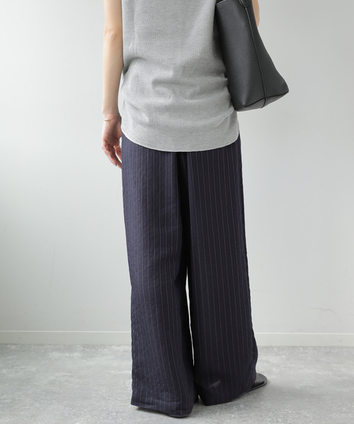 JOURNAL STANDARD relume(ジャーナルスタンダード レリューム)の「《追加》N/Rダブルストライプパンツ(その他パンツ・レディース・ブラウン/ネイビー・38/36)」の15枚目の写真