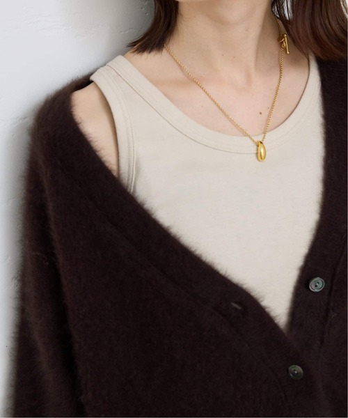 SLOBE IENA（スローブイエナ）の「《追加2》basic タンクトップ（タンクトップ・レディース・ベージュ/ブラウン/ホワイト・FREE）」の3枚目の写真