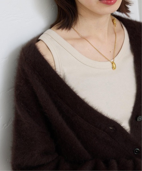 SLOBE IENA（スローブイエナ）の「《追加2》basic タンクトップ（タンクトップ・レディース・ベージュ/ブラウン/ホワイト・FREE）」の12枚目の写真