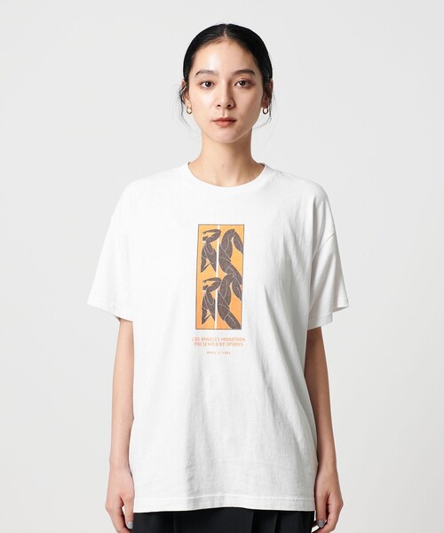 Ophrys（オフリス）の「＜Ophrys＞LA Marathon Tシャツ（Tシャツ/カットソー・レディース・ホワイト・M）」の11枚目の写真