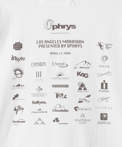 Ophrys（オフリス）の「＜Ophrys＞LA Marathon Tシャツ（Tシャツ/カットソー・レディース・ホワイト・M）」の19枚目の写真