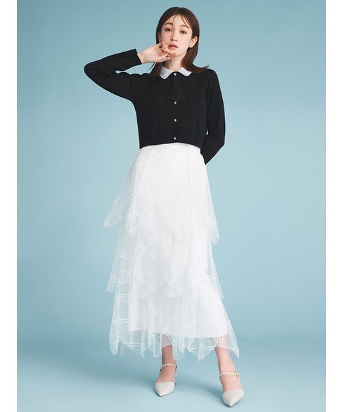 CELFORD パールスカート HANAE MORI×CELFORDコラボ】パールスカート（スカート）｜CELFORD