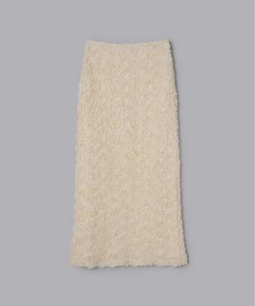 Olu.（オルドット）の「フラワーIラインスカート（スカート・レディース・ブラック/ベージュ/ホワイト・0/1）」の19枚目の写真