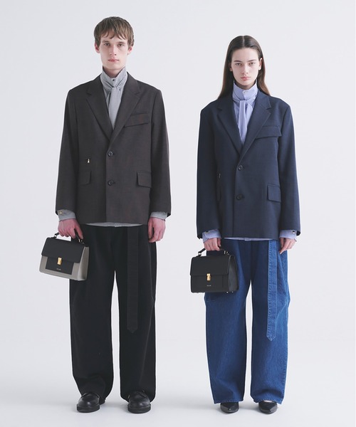 Glen Check Zip Pocket Tailored Jacket（テーラードジャケット