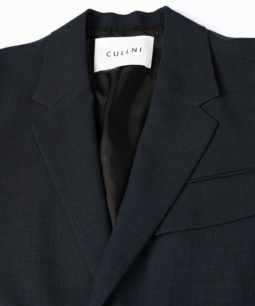 Glen Check Zip Pocket Tailored Jacket（テーラードジャケット