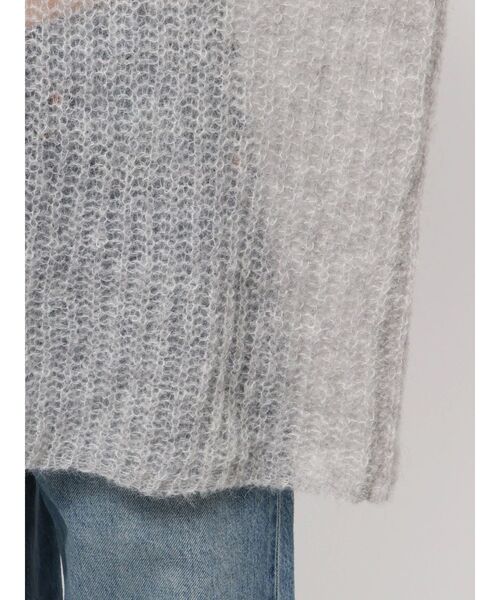 Ungrid（アングリッド）の「アルパカ混透かし編みニット（ニット/セーター・レディース・アイボリー/ブラウン/レッド/ライトグレー・FREE）」の16枚目の写真