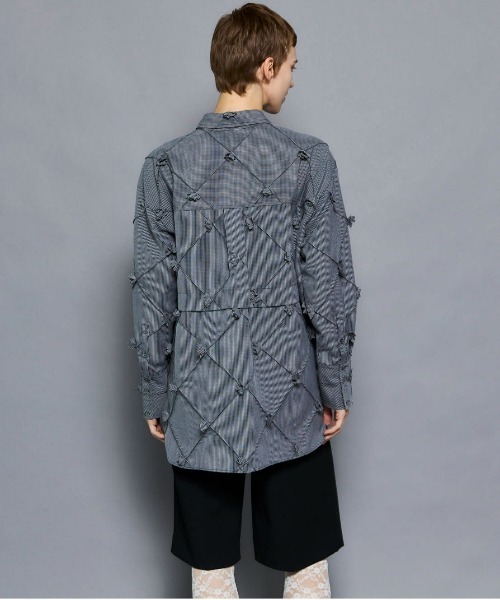 ブラウス シャツ 「25AW PRE-ORDER」Multiway Fly Flower Shirt/マルチウェイフライフラワーシャツ「MAISON 25AUTUMN PRE-ORDER】Multiway Fly Flower Shirt