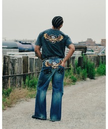 BREATH（ブレス）の「CHAIN EAGLE PATCH DENIM PANTS（デニムパンツ）」