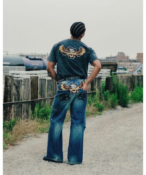 CHAIN EAGLE PATCH DENIM PANTS（デニムパンツ）｜BREATH（ブレス）の