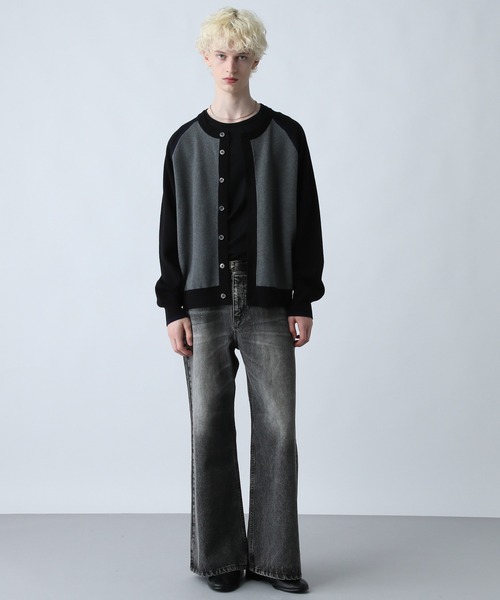 HARE(ハレ)の「ヴィンテージカコウデニムパンツ(HARE)(デニムパンツ・メンズ・ブラウン系/ライトグレー系/ブラック系/ブルー系/グレー系その他/ライトブルー・SMALL/MEDIUM/LARGE)」の14枚目の写真