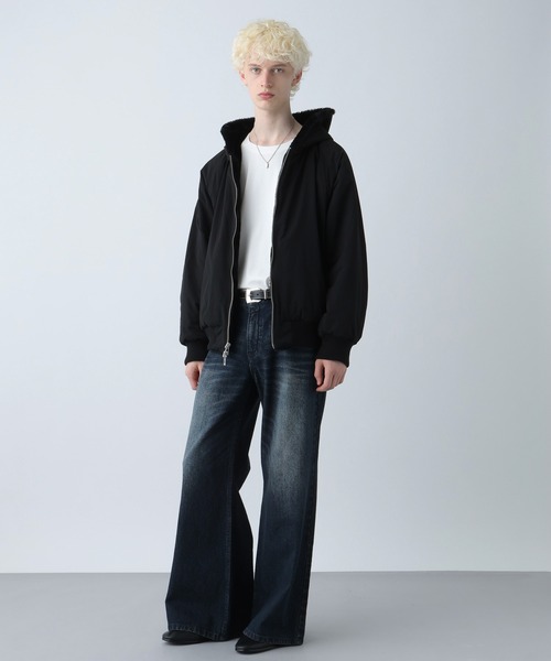 HARE(ハレ)の「ヴィンテージカコウデニムパンツ(HARE)(デニムパンツ・メンズ・ブラウン系/ライトグレー系/ブラック系/ブルー系/グレー系その他/ライトブルー・SMALL/MEDIUM/LARGE)」の17枚目の写真