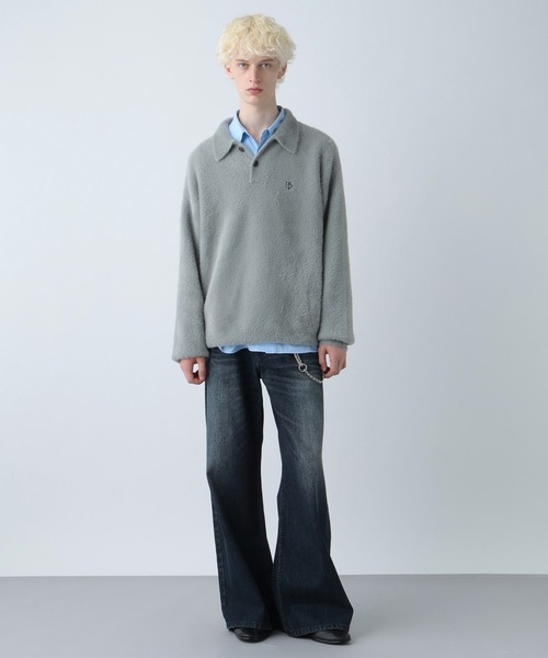 HARE(ハレ)の「ヴィンテージカコウデニムパンツ(HARE)(デニムパンツ・メンズ・ブラウン系/ライトグレー系/ブラック系/ブルー系/グレー系その他/ライトブルー・SMALL/MEDIUM/LARGE)」の18枚目の写真